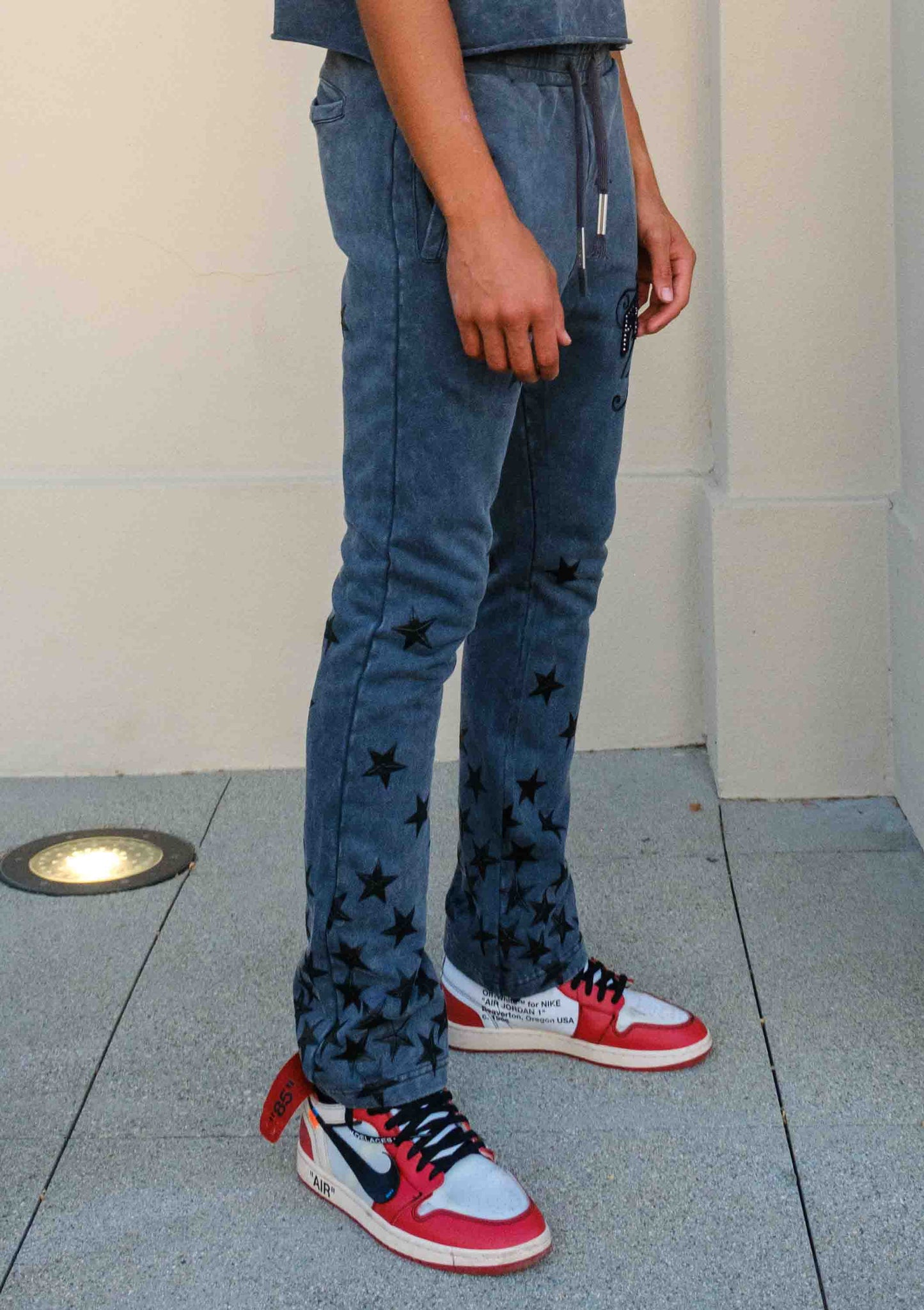 MADE IN HEAVEN GATHERED STAR STACK JOGGER