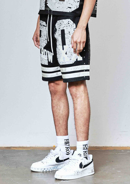 NEVER THE END FOOTBALL SHORTS