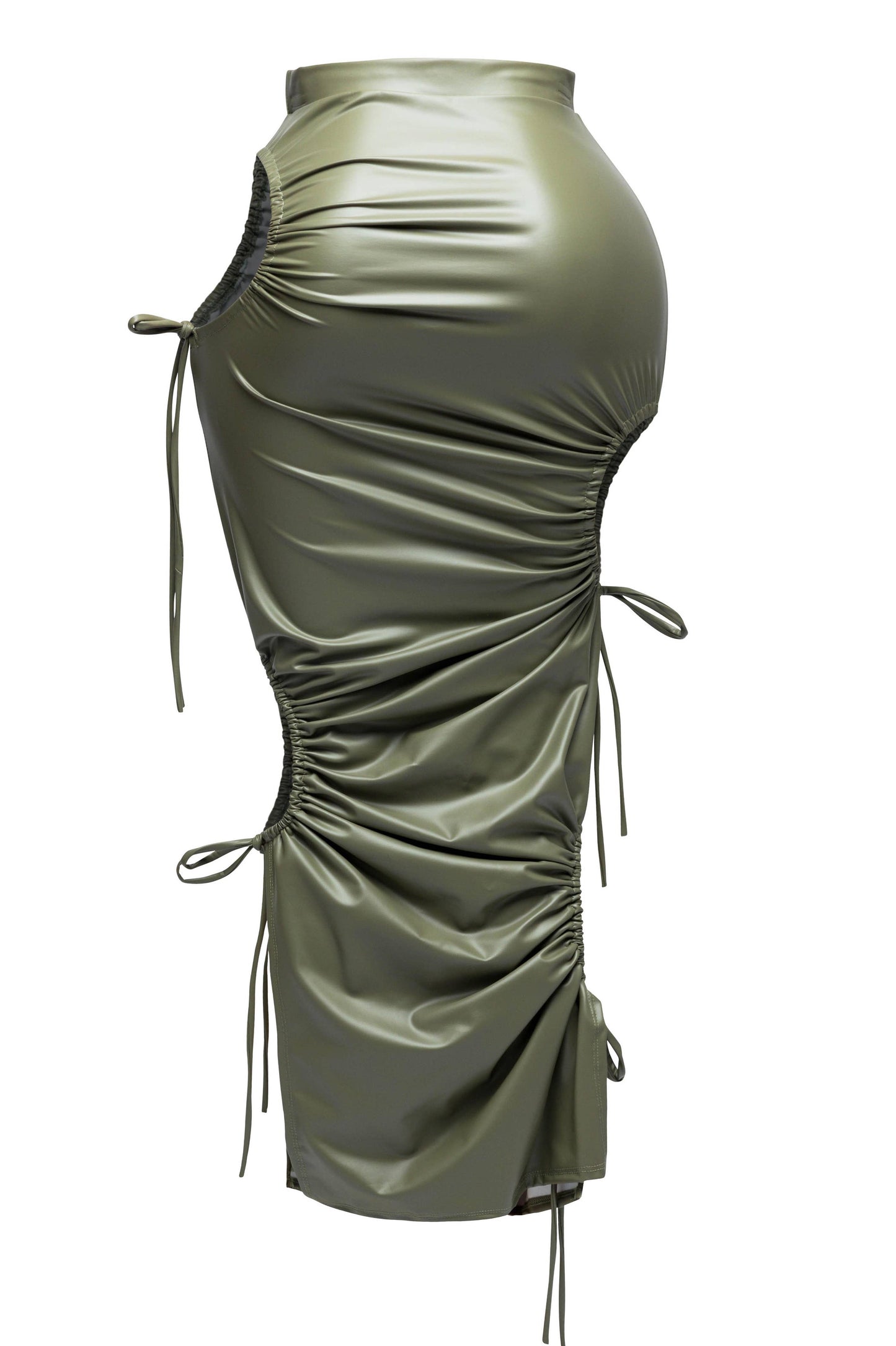 Cut out detailed maxi skirt