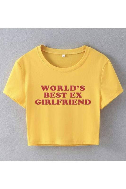 Graphic letter tee shirt