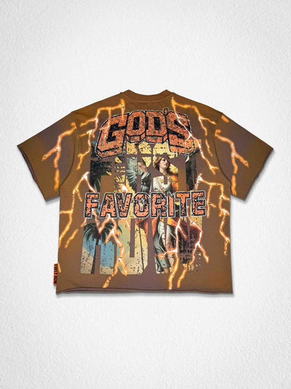 GOD'S FAVORITE DIVINE THUNDER TEE