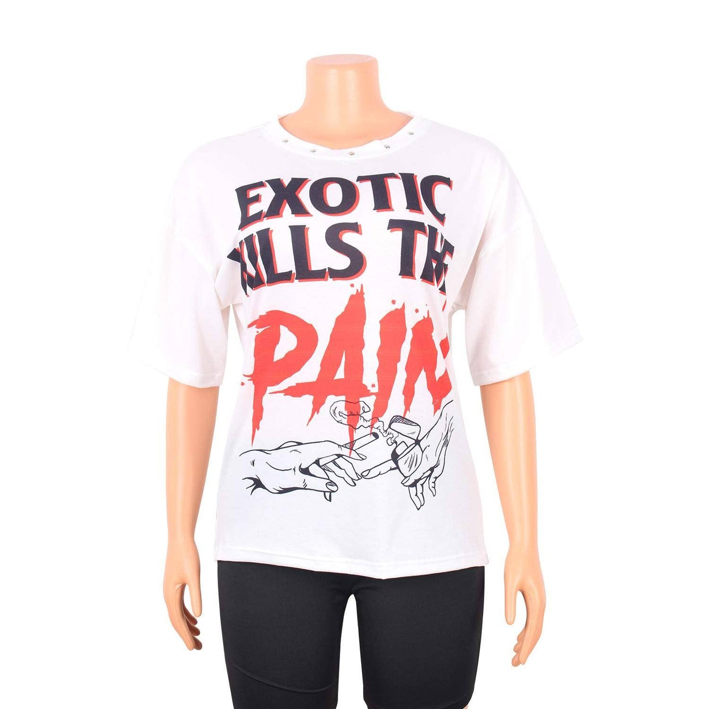 T shirts letter print graphic t shirts women