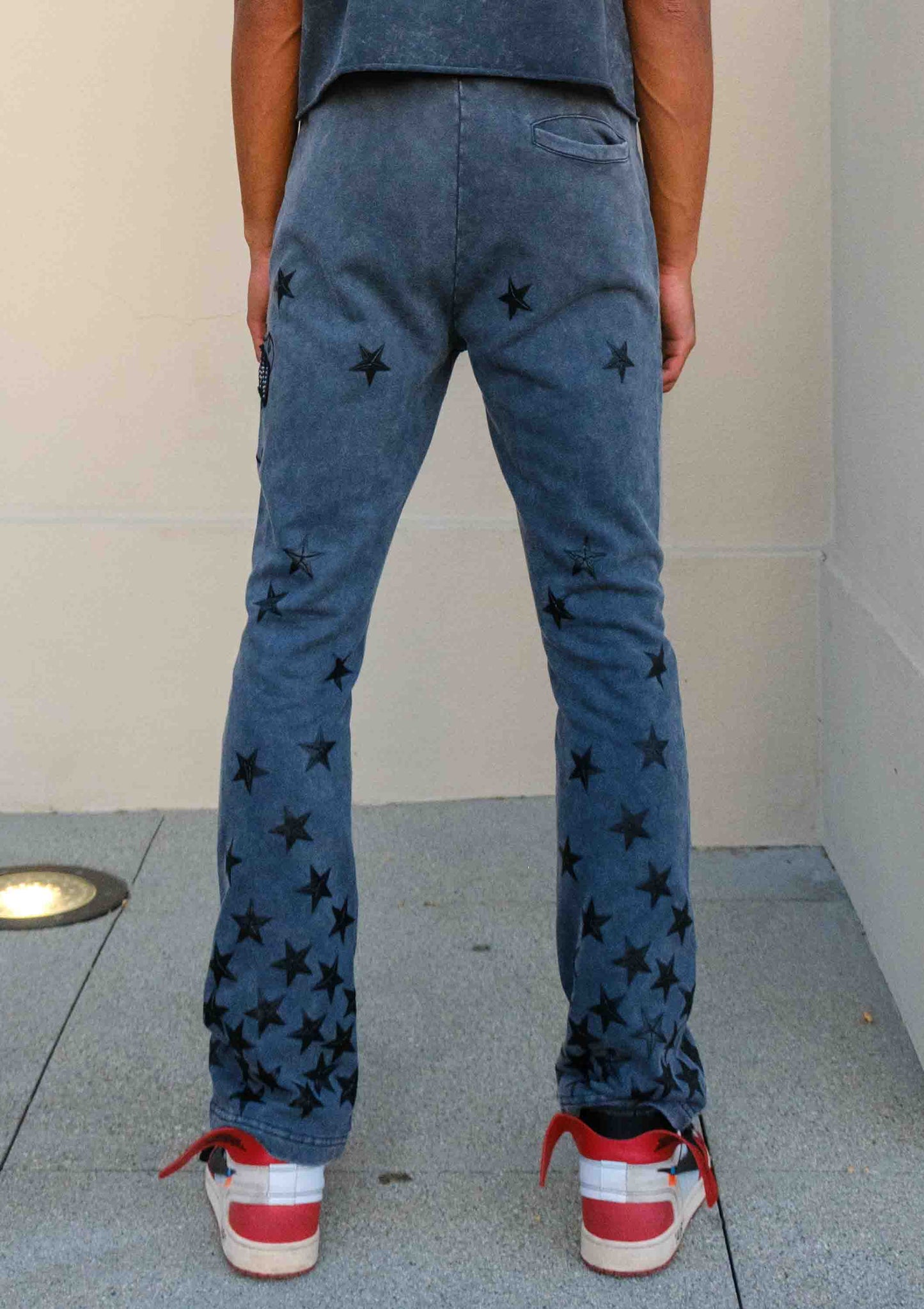 MADE IN HEAVEN GATHERED STAR STACK JOGGER