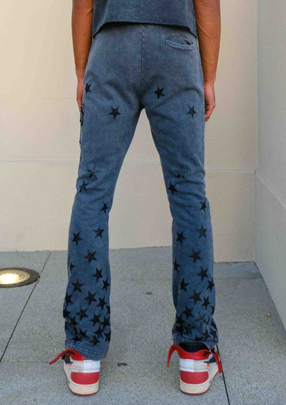 MADE IN HEAVEN GATHERED STAR STACK JOGGER