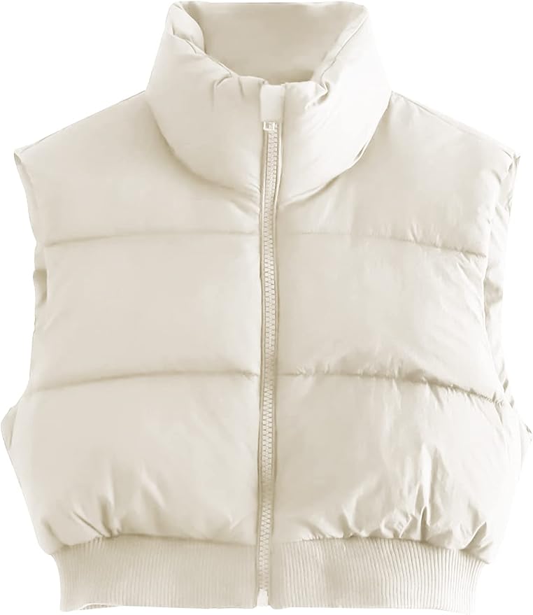 White Puffer Vest