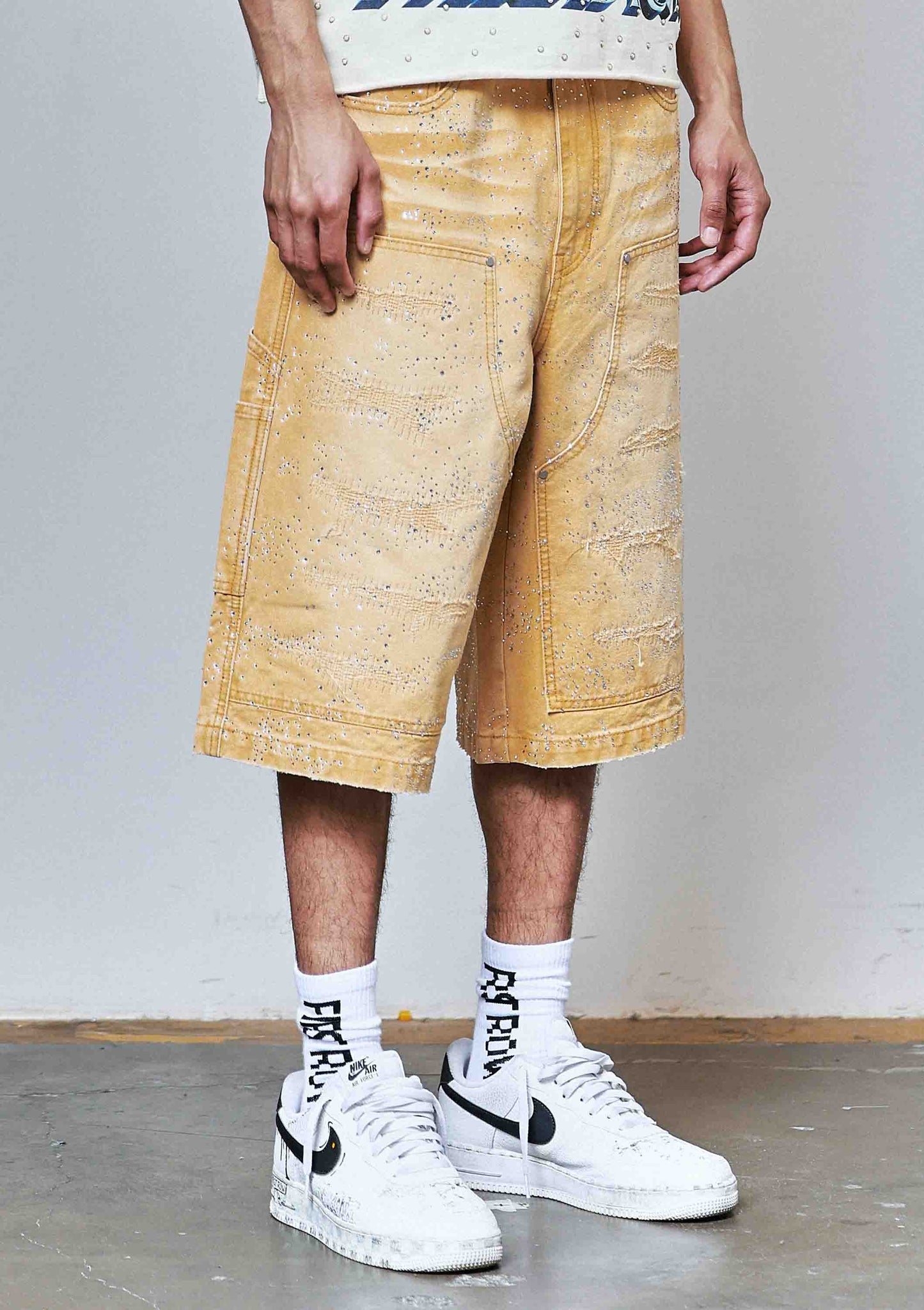 RHINESTONE JORTS