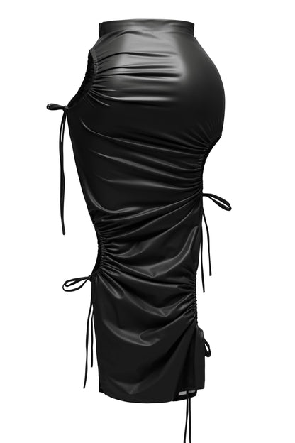 Cut out detailed maxi skirt