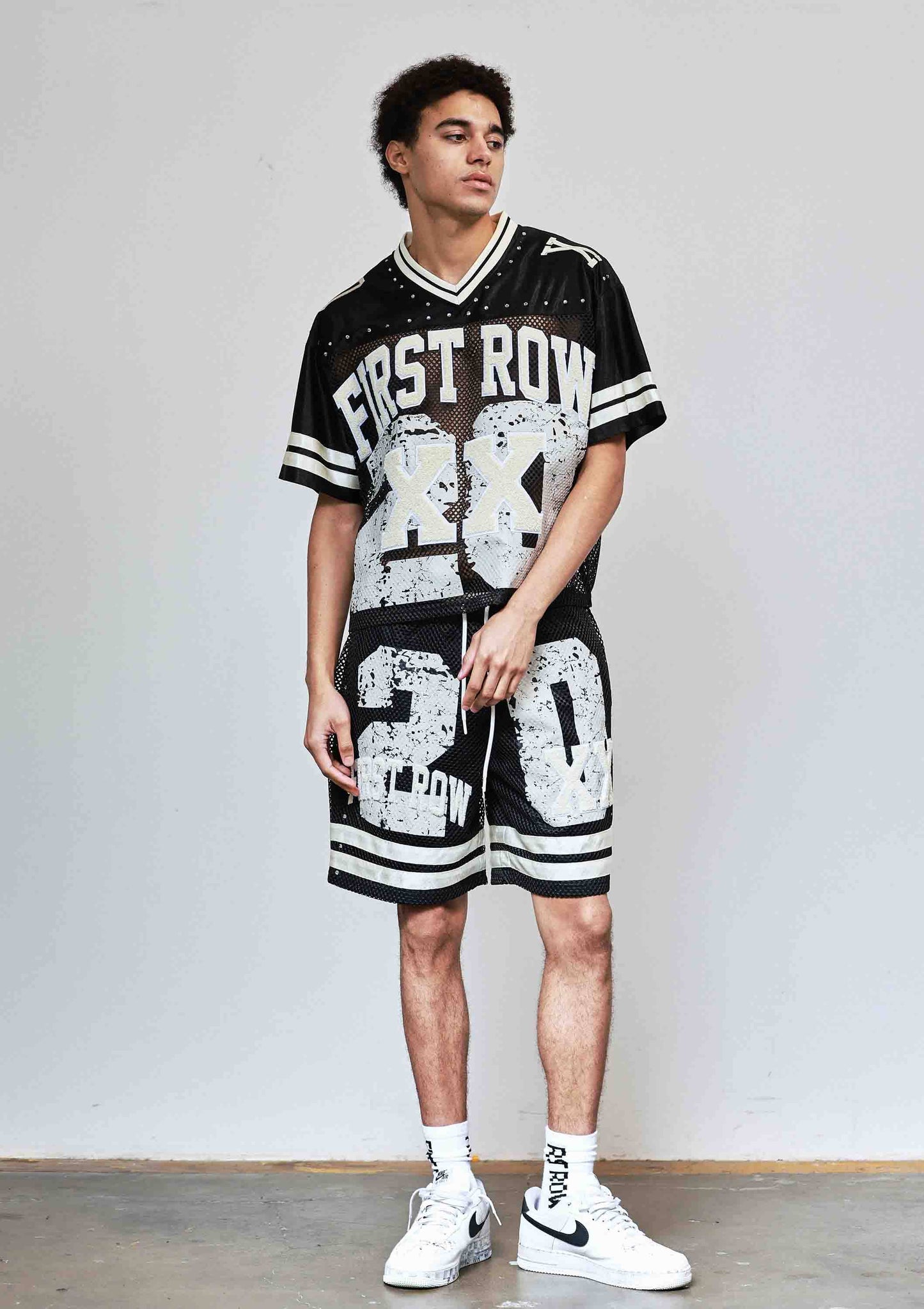 NEVER THE END FOOTBALL SHORTS