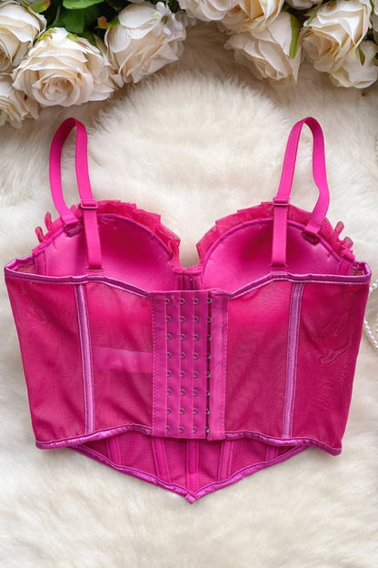 ARIEL MESH CORSET TOP