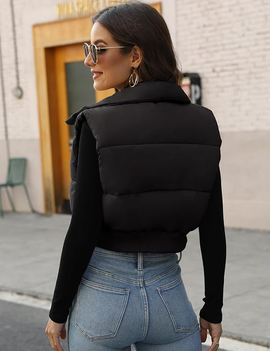 Black Puffer Vest