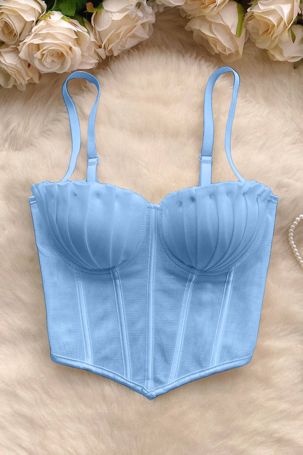 ARIEL MESH CORSET TOP