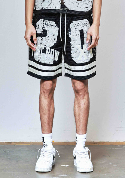 NEVER THE END FOOTBALL SHORTS