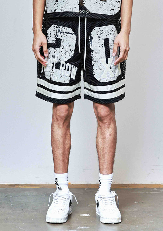 NEVER THE END FOOTBALL SHORTS