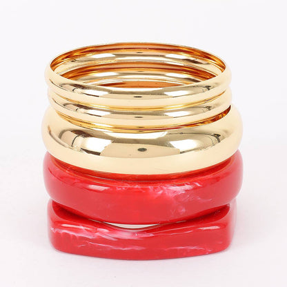 Multi Mixed - Material Bracelet