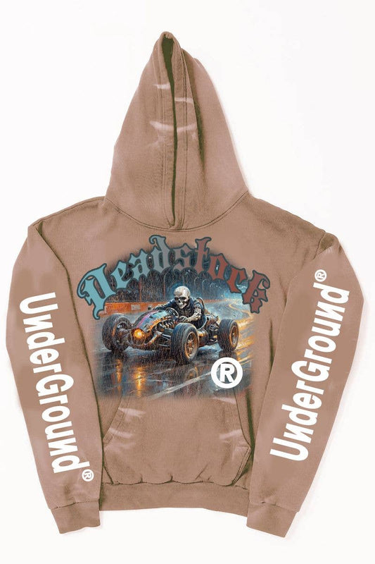 Underground Garment Dye Hoodie Tan