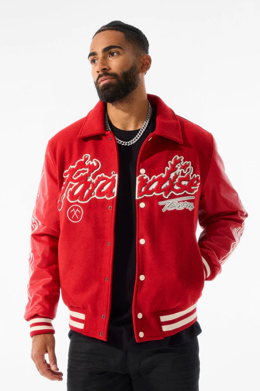 Jordan Craig Red Varsity Jacket