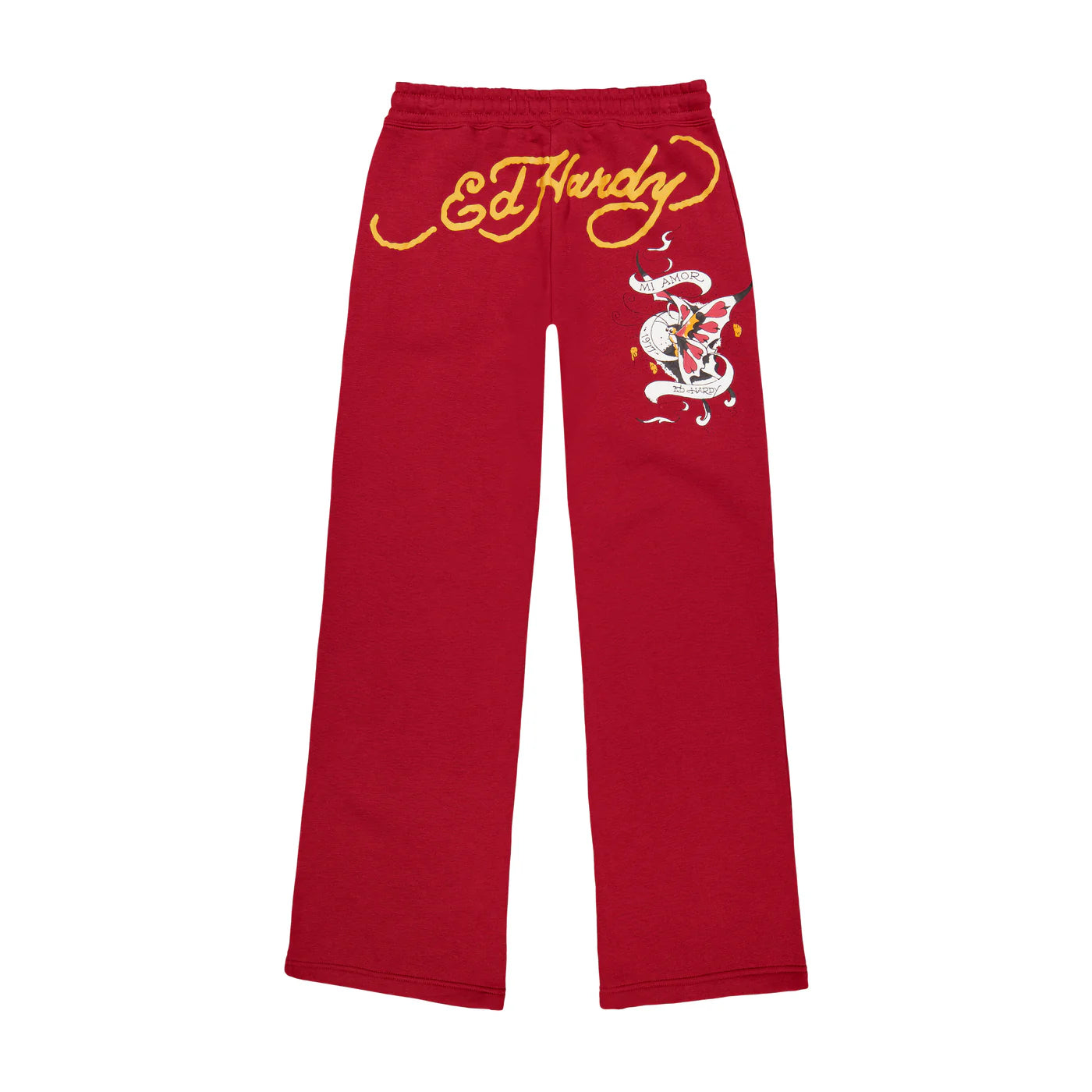 Ed Hardy Burgundy Sweats