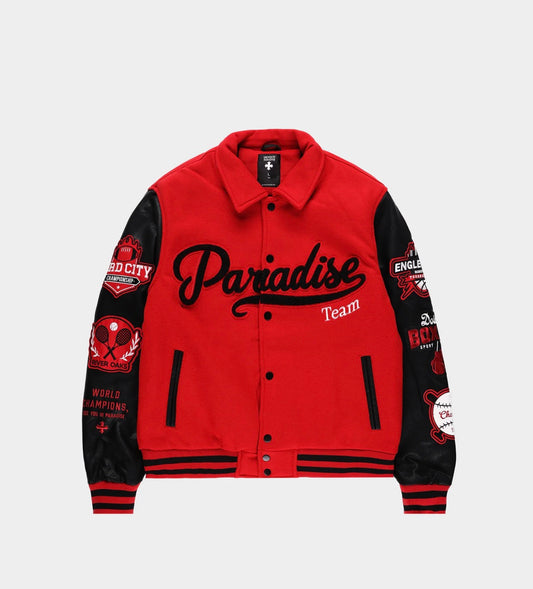 Kids Red Varsity Jacket
