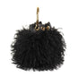 Furry Black Handbag