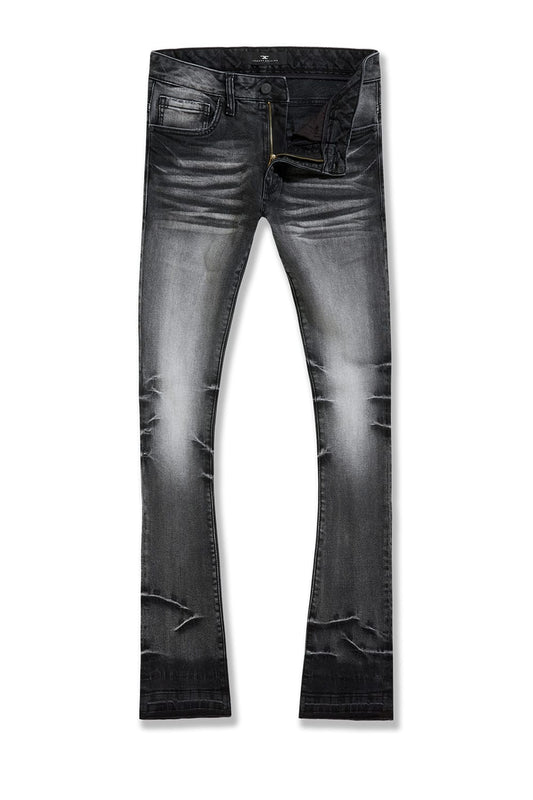 Jordan Craig Martin Smoked Grey Stacked Jeans