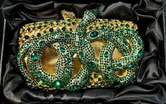 Emerald Snake Purse