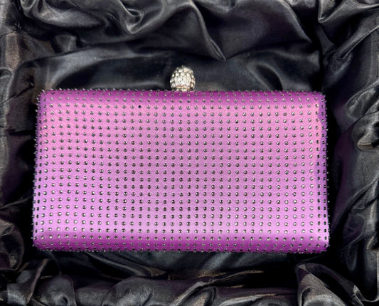 Purple Clutch Purse