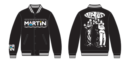 Black Martin Satin Jacket