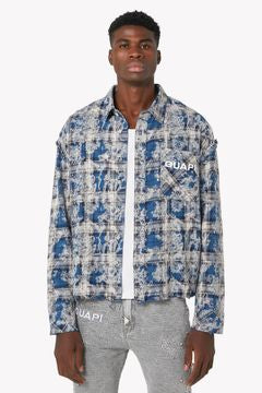 Guapi Vintage Blue Stars Flannel