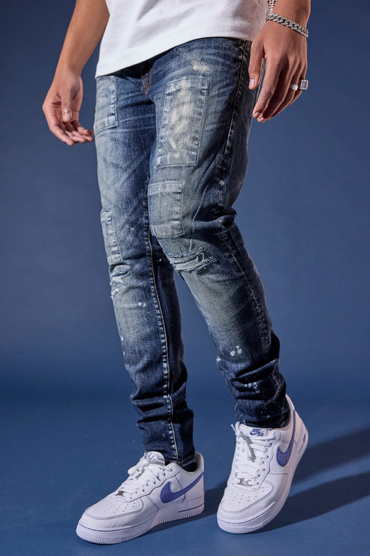 Deep blue Jeans