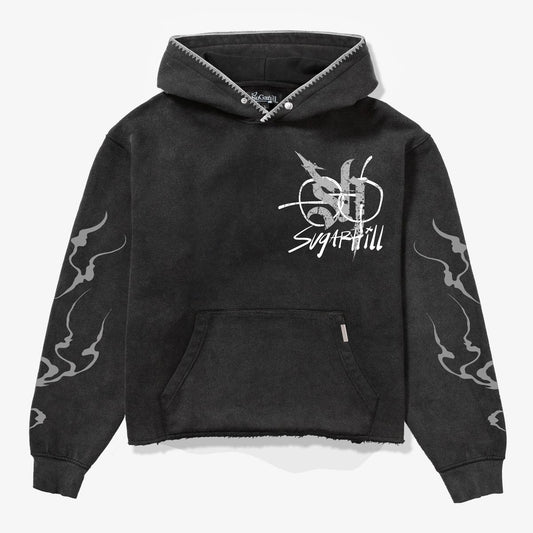 Sugarhill “BLADE” RAW HEM HOODIE