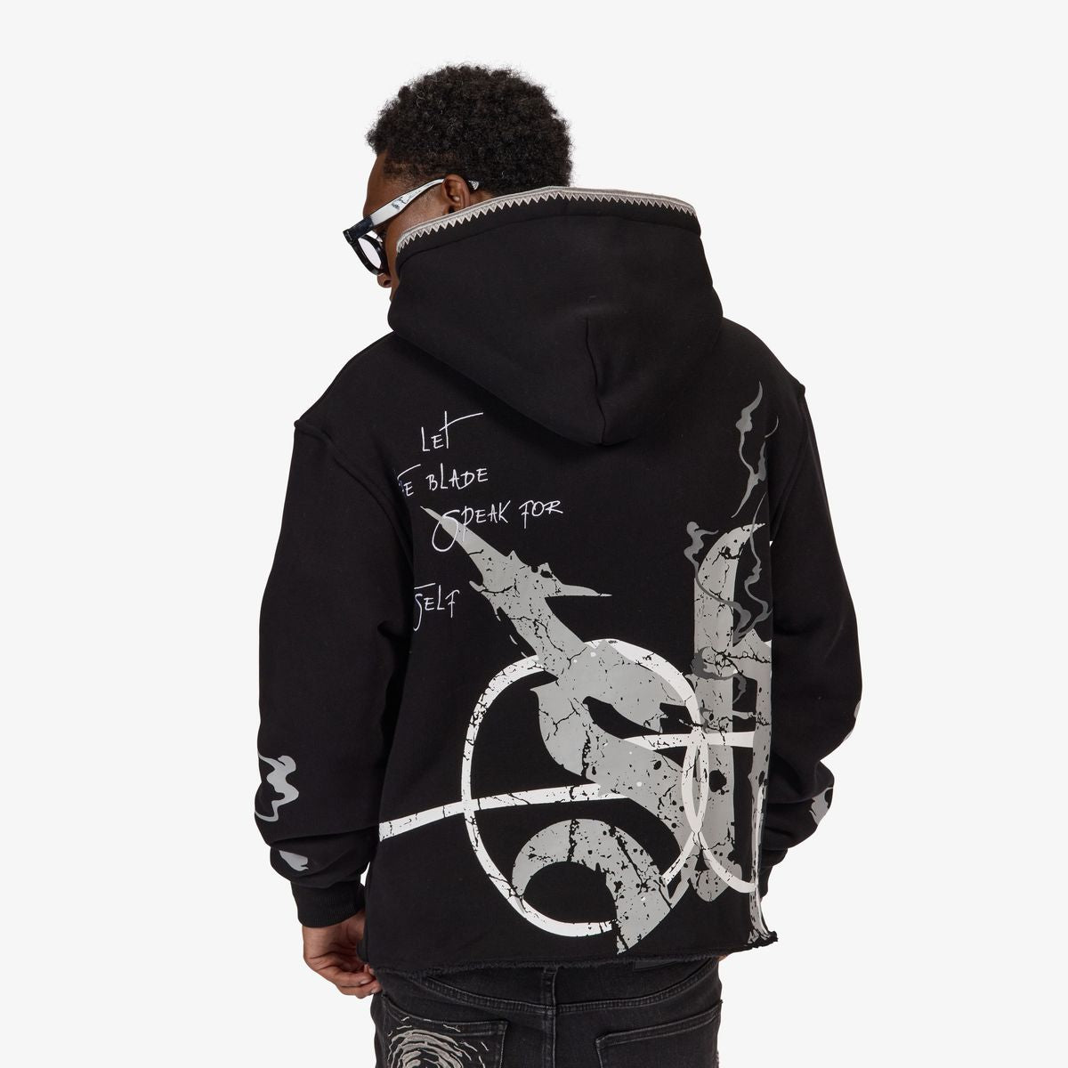 Sugarhill “BLADE” RAW HEM HOODIE