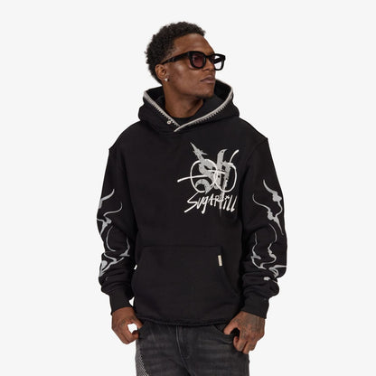 Sugarhill “BLADE” RAW HEM HOODIE