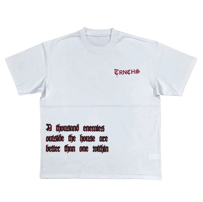 Trnchs Enemies White Tee