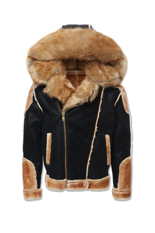 Jordan Craig Shearling Coat Short