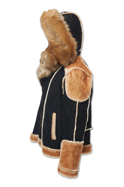 Jordan Craig Shearling Coat Short