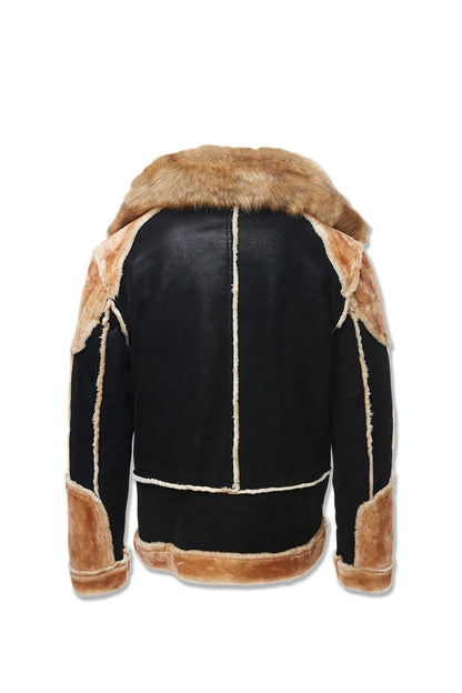 Jordan Craig Shearling Coat Short