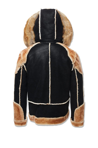 Jordan Craig Shearling Coat Short