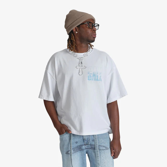 Gala White Name Tee