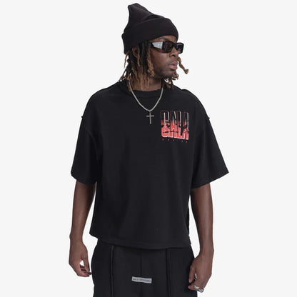 Gala Black Name Tee