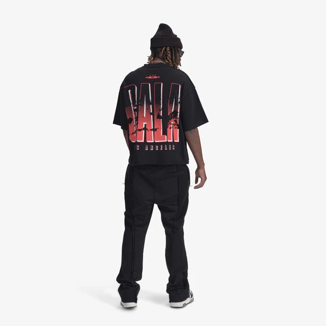 Gala Black Name Tee