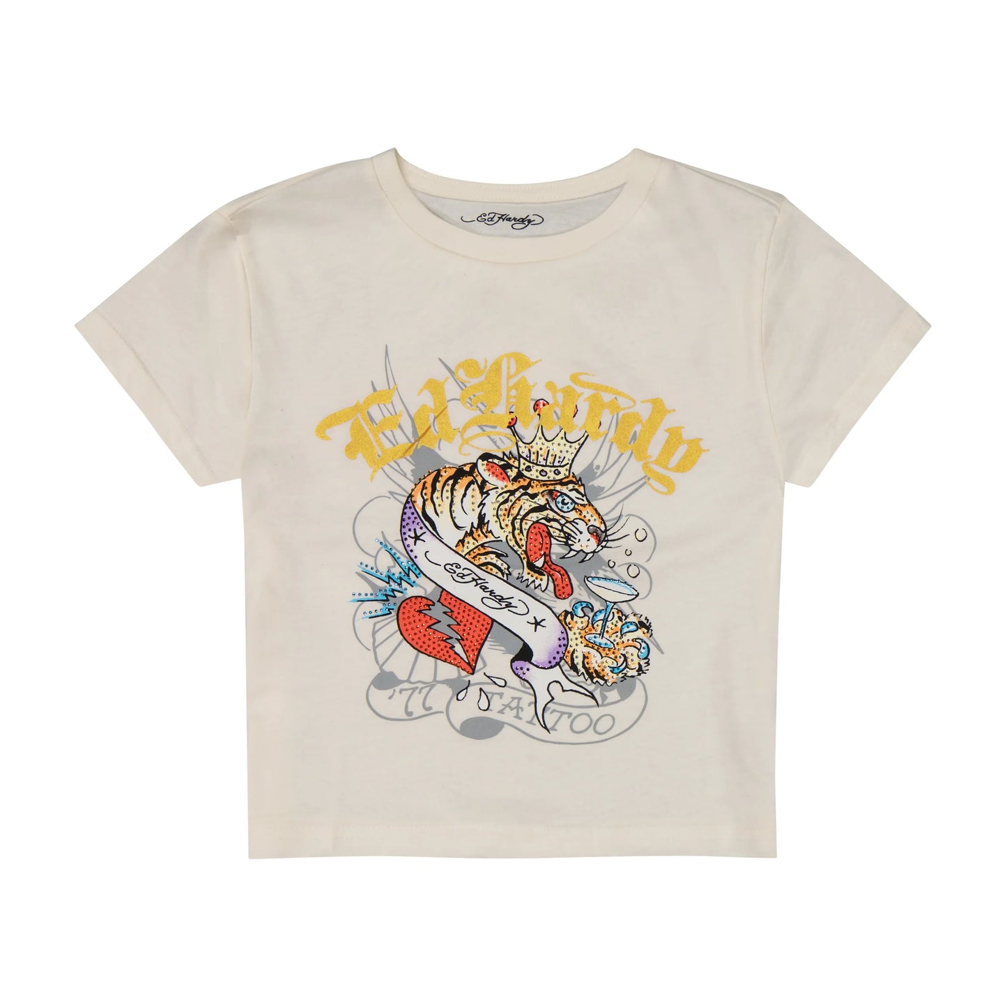 Ed Hardy Tiger Crown baby tee
