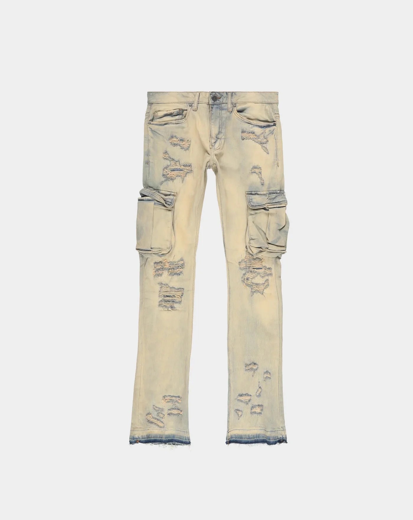 Jordan Craig Champagne Cargo Martin Stacked Jeans