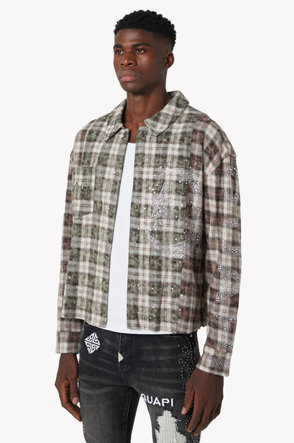 Guapi Mocha Crescent Flannel