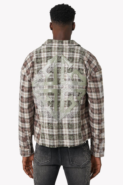 Guapi Mocha Crescent Flannel