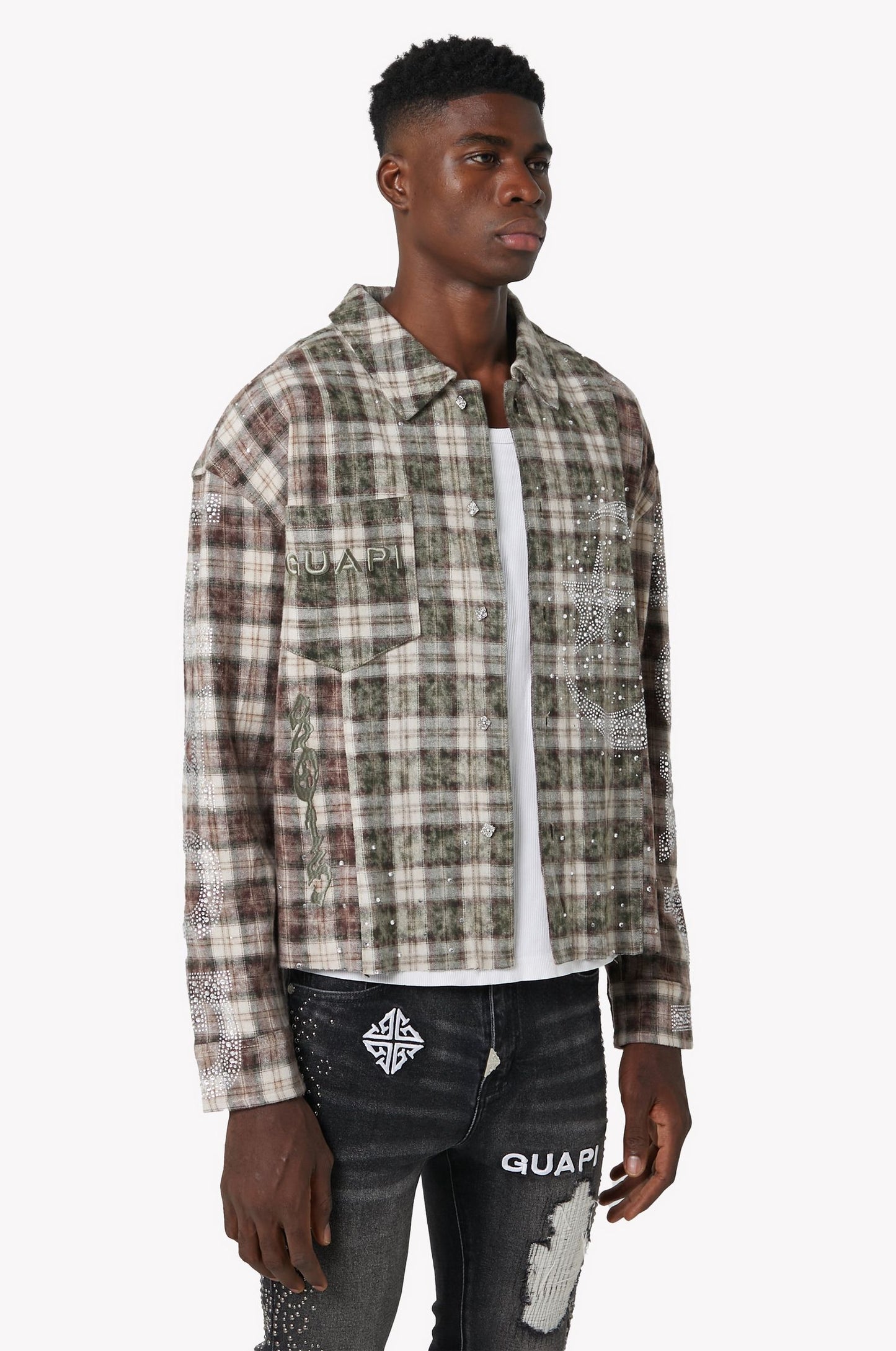 Guapi Mocha Crescent Flannel