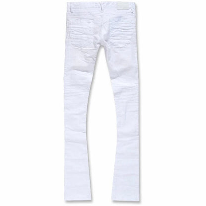 Jordan Craig White Clean Stacked Jeans