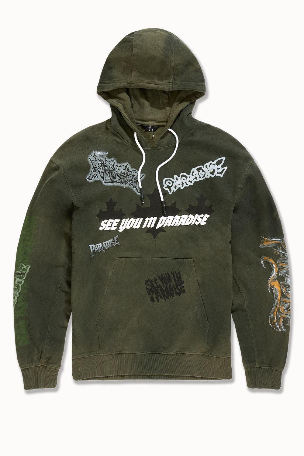 See You In Paradise Reaper Olive Hoodie