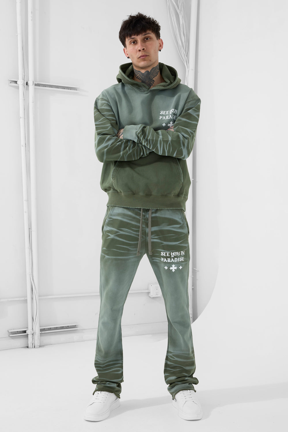 See You In Paradise Olive Sweatsuit