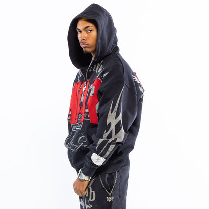 Hard To Kill Full Zip Hoodie Set