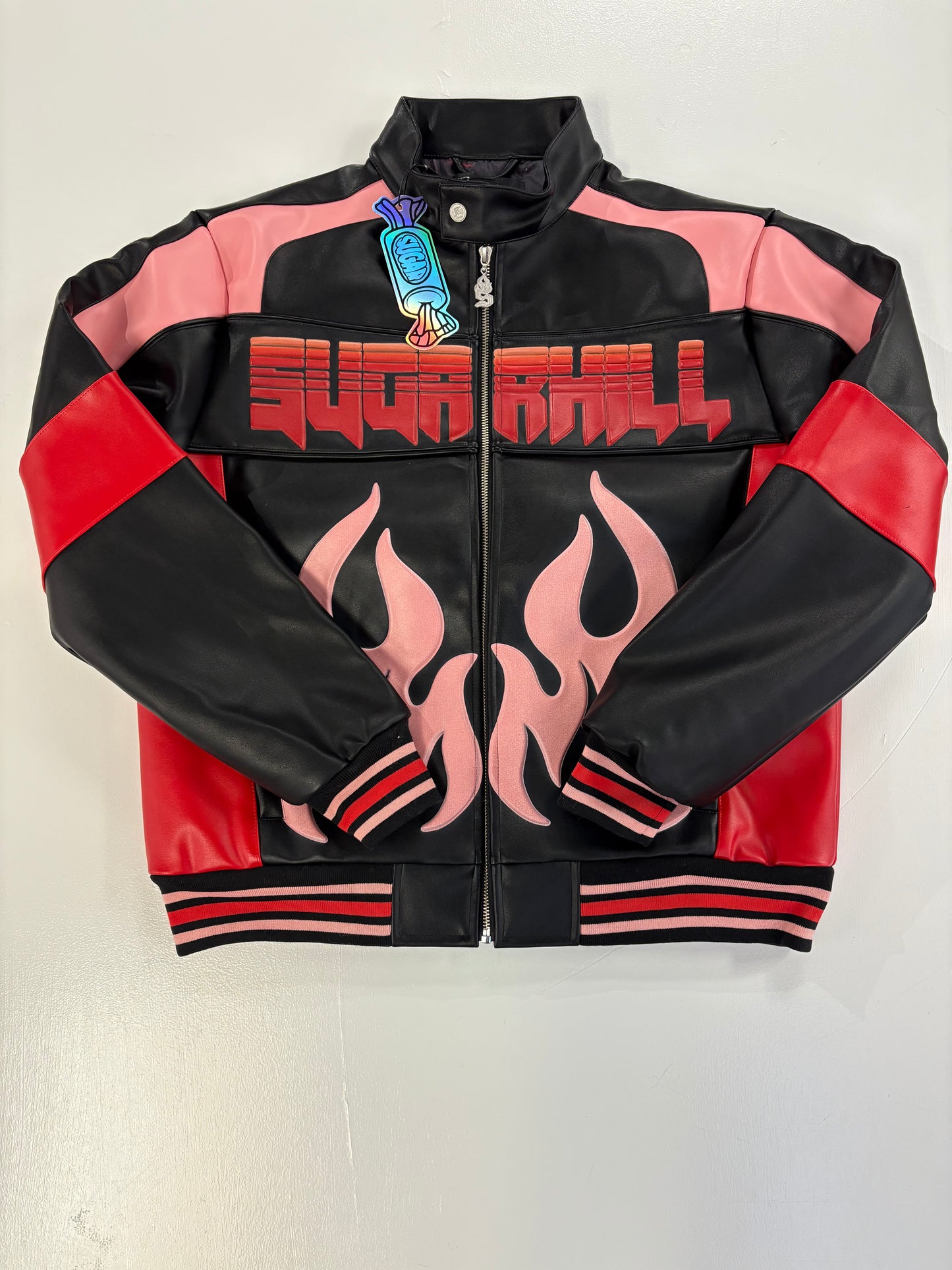 Sugarhill “Alchemy” Red/Black Racer Jacket